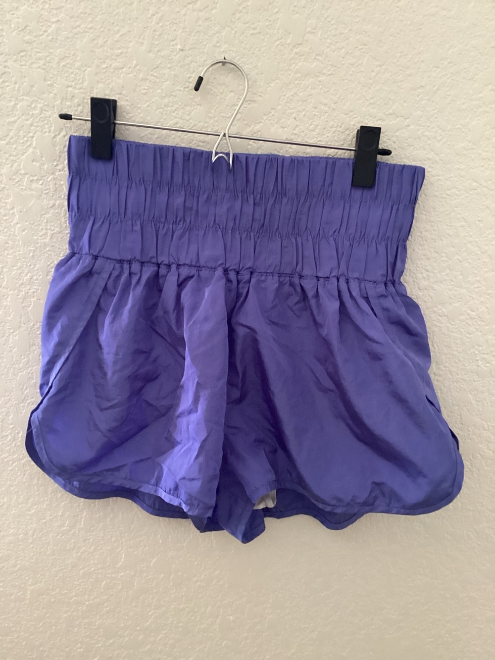 Free People FP Movement The Way Home Shorts in a vibrant purple